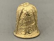 CLIVE BURR Silver Gilt THIMBLE - PRINCE CHARLES & DIANA WEDDING