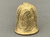 CLIVE BURR Silver Gilt THIMBLE - PRINCE CHARLES & DIANA WEDDING